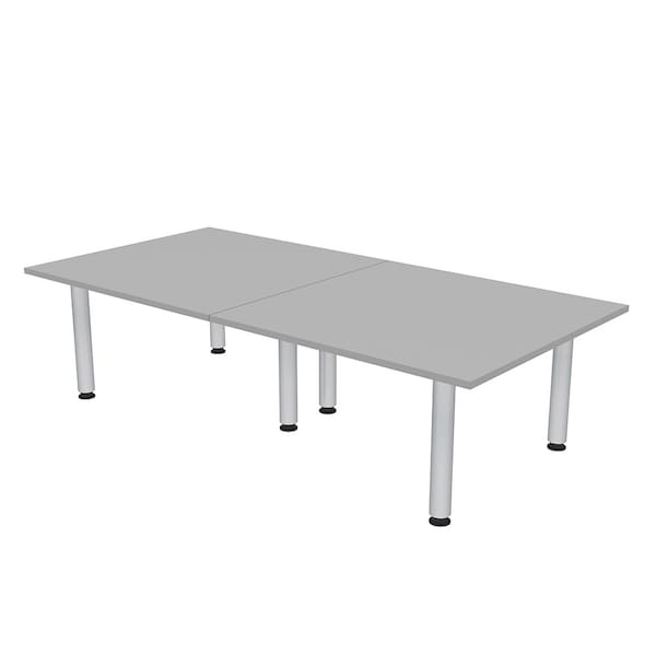 Skutchi Designs 45 in W, 96 in L, 29 in H, Engineered Wood Top, Grey HAR-REC-48X93-PT-01 - main